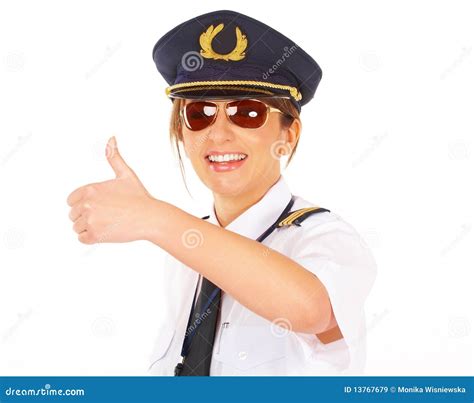 Airline Pilot Thumb Up Royalty Free Stock Images Image 13767679