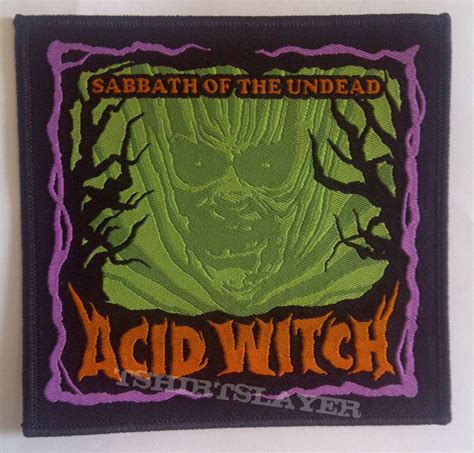 Biszurvergasungs Acid Witch Acid Witch Patch Patch Tshirtslayer