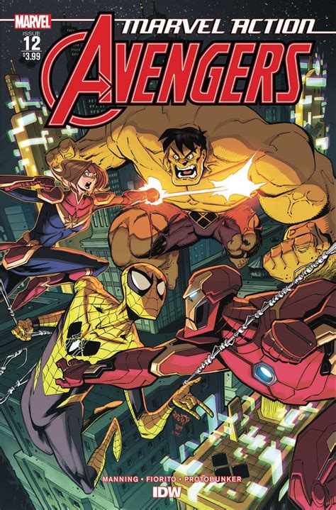Marvel Action Avengers 12 Fiorito Cover Fresh Comics