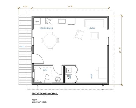 Adu Floor Plans 500 Sq Ft Home Alqu