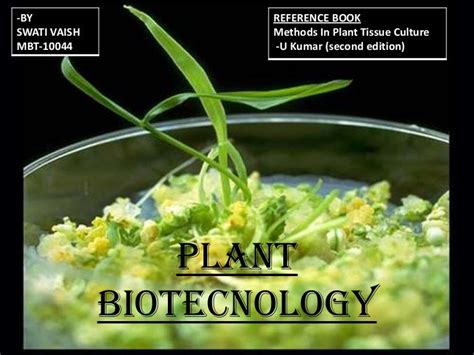 Plant Biotechnology Introduction