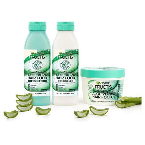 fructis hair food shampoo with aloe vera garnier® australia and nz