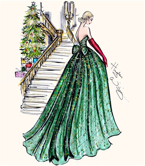 Haydenwilliamsillustrations Festive Couture 2014 By Hayden Williams