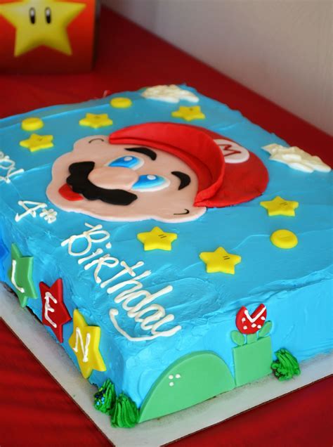 32 Brilliant Photo Of Mario Bros Birthday Cake Mario