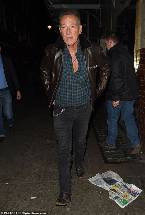 Bruce Springsteen Looks Dapper As He Departs Claridges Hotel In London