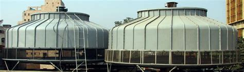 FRP Bottle Shape Cooling Tower By Welltech Cooling Systems