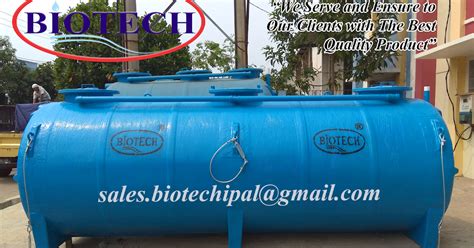 Septic Tank Biotech Biofresh FRP Instalasi Pengolahan Air Limbah
