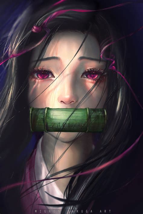 Nezuko Fanart Demon Slayer Kimetsu No Yaiba Martin F On Artstation