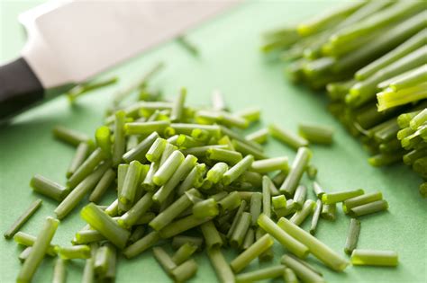 Fresh Chopped Green Chives Free Stock Image