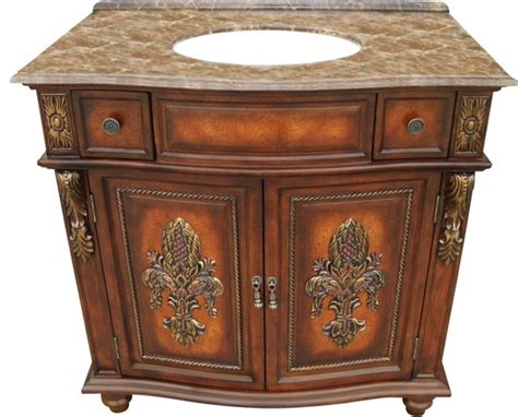 Traditional bathroom vanity selection our traditional bathroom vanities come in a variety of sizes which can fit into nearly any space. 36 Inch Traditional Single Sink Bathroom Vanity ...