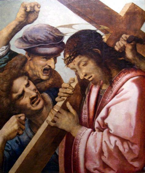 Jesus Carrying Cross Painting At Paintingvalley Com Explore Collection Of Jesus Carrying Cross