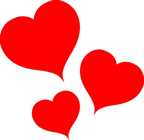 Hjerter Elsker Valentine Røde Gratis Vektor Grafik På Pixabay Pixabay