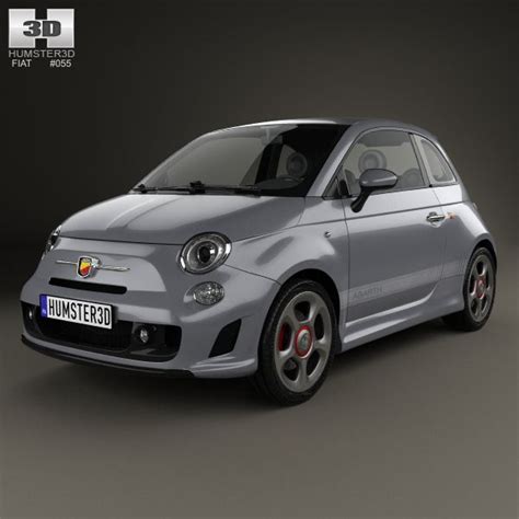 피아트 500 Abarth 595 Competizione 2012 3d 모델 149 3ds C4d Fbx Lwo