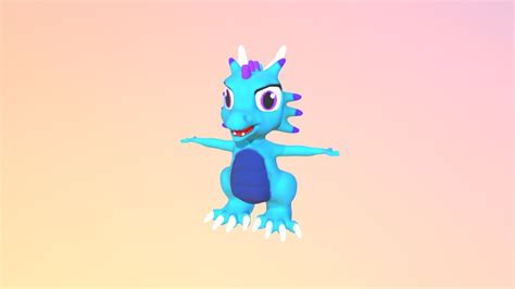 Baby Dragon Character Download Free 3d Model By Xeratdragons