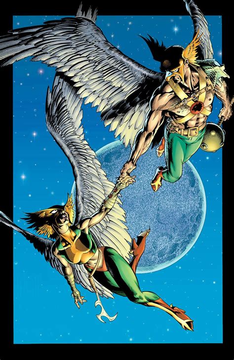 Hawkman And Hawkgirl By Rags Morales Dc Comics Heroes Dc Comics