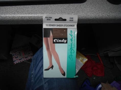 Cindy Paloma Mink One Size Denier Sheer Nylon Tights Ebay