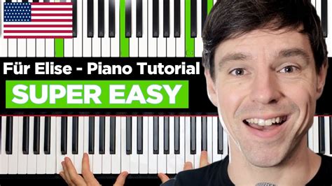 How To Play FÜr Elise On Piano Tutorial Very Easy Part 1 Youtube