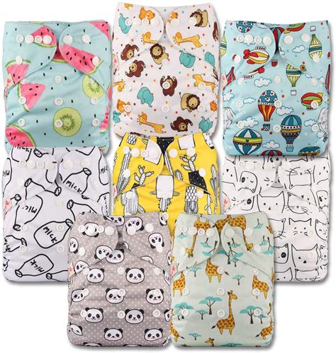 Littles And Bloomz Reusable Pocket Cloth Nappy Fastener Popper Set Of