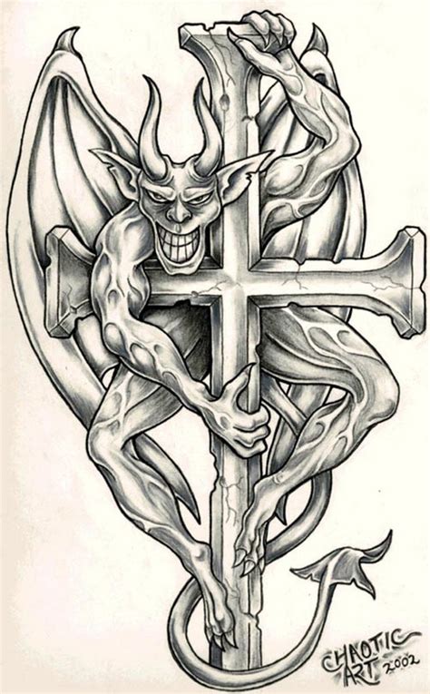 Evil Tattoo Sketch Gothic Tattoo Evil Skull Tattoo Evil Tattoos