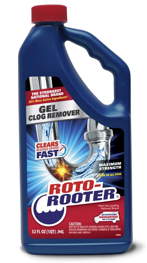 Roto Rooter Maximum Strength Gel Clog Remover 32 Fl Oz