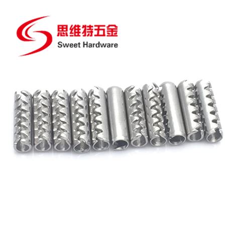 304 Stainless Steel Toothed Split Spring Loaded Lock Pin