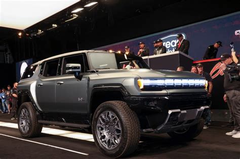 Gmc S Hummer Ev Suv Enters Mass Production Deliveries Start This