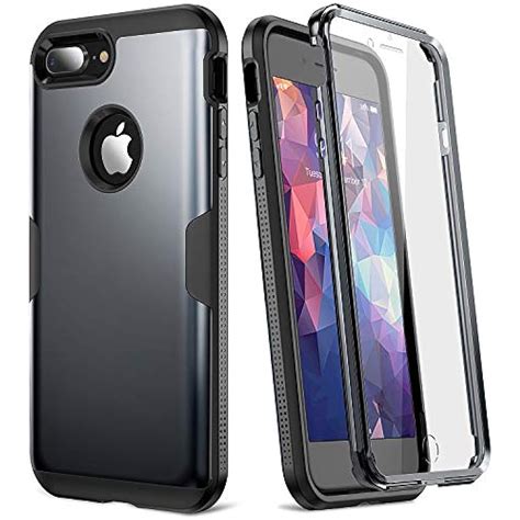 Youmaker Case Iphone 8 Plus And 7 Plus Full Body Rugged With Built In