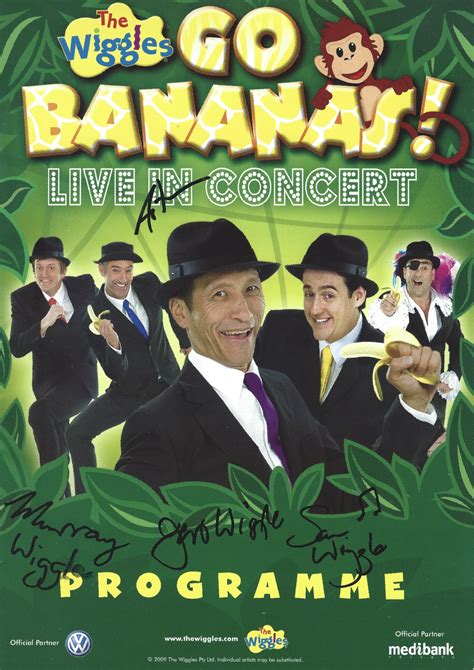 The Wiggles Go Bananas Live In Concert Programme Wigglepedia Fandom