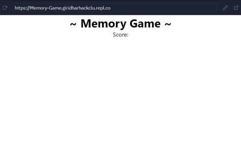In this step, you will create a github repository for your project and push your changes so that vercel can automatically deploy the app from github. Memory Game - Hack Club