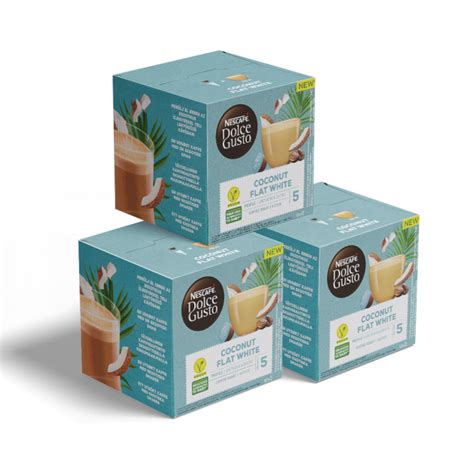 Kaffeekapseln Set NescafÉ® Dolce Gusto® Coconut Flat White 3 X 12 Stk