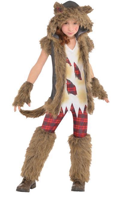 Girls Brown Werewolf Costume Halloween Costumes For Girls Girl Werewolf Costume Werewolf Costume
