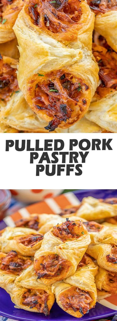 This dish has long been one of my favorites to order when i'm out for dim sum, partially because i assumed bbq pork puffs would be difficult to make at home. PULLED PORK PASTRY PUFFS | Pulled pork recipes, Kraft ...