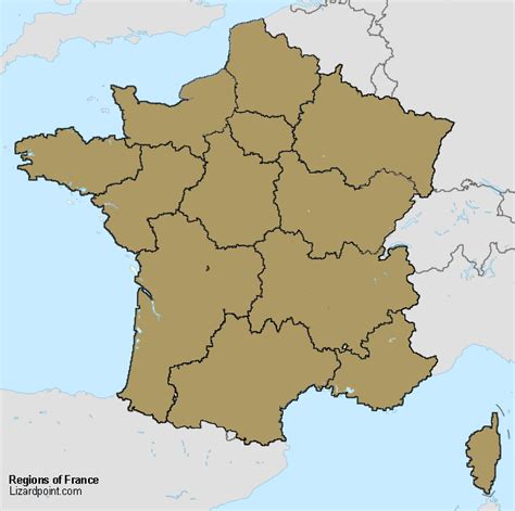 Test Your Geography Knowledge France Regions Lizard
