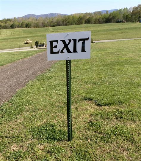 Enter Exit Signs By Liberty Signs Simpsonville Fountain Inn