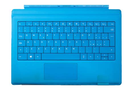 Keyboard Microsoft Surface Type Cover Pro 3 Cyan Qwerty Nordic Grade