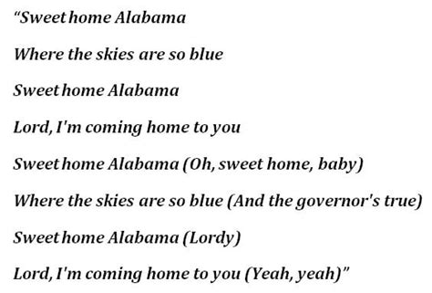 “sweet Home Alabama” By Lynyrd Skynyrd Song Meanings And Facts