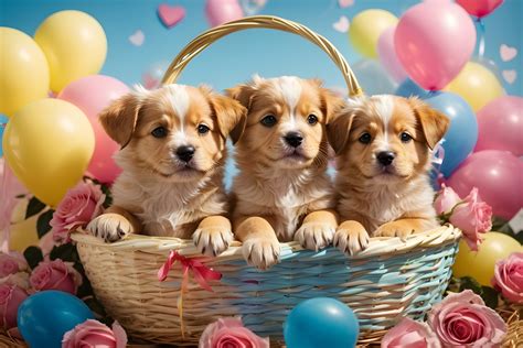 Cute Dog Puppies Free Stock Photo Public Domain Pictures