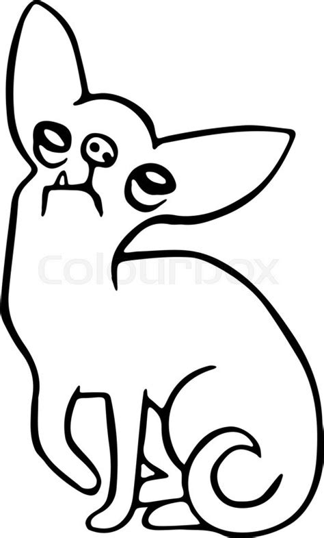 Chihuahua Line Drawing Free Download On Clipartmag
