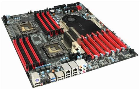 Evga Dual Lga 1366 Motherboard Pictured With Chipset Cooling Techpowerup