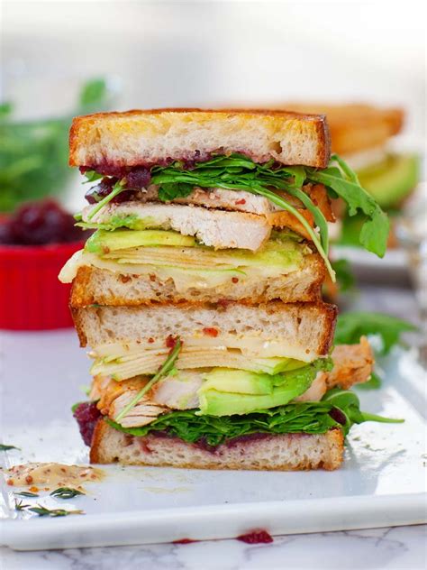 Cranberry Brie Turkey Sandwich Thanksgiving Leftovers Tatyanas