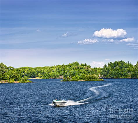 Boating On Lake 1 Photograph By Elena Elisseeva Pixels