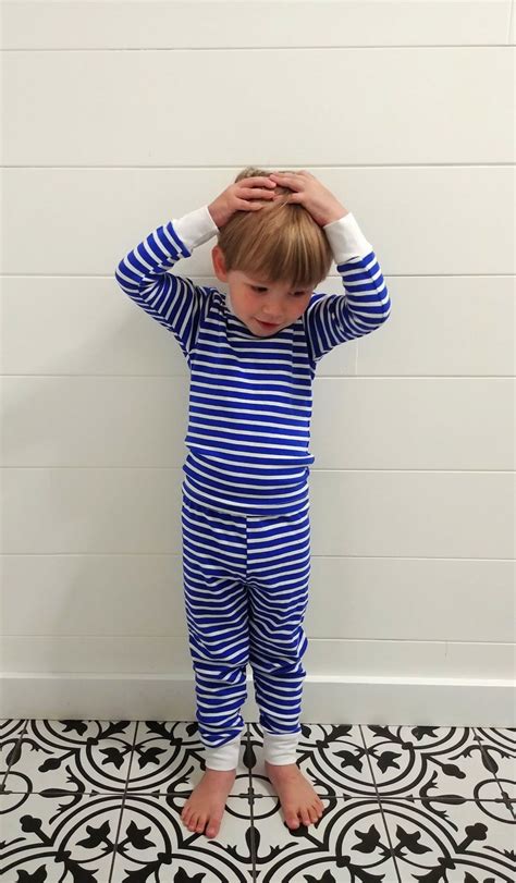 Stripe Toddler Pajama Set Organic Cotton Sleepwear Kids Etsy