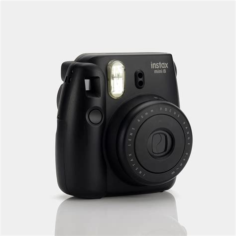 Fujifilm Instax Mini 8 Black Instant Film Camera Refurbished Retrospekt