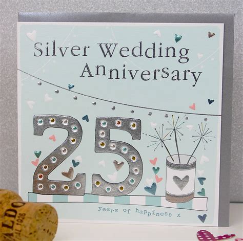 25 Wedding Anniversary Cards