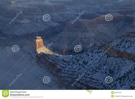 Grand Canyon Winter Sunrise Stock Photo Image Of Desert Adventure