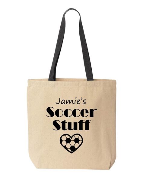 Personalized Soccer Tote Bag Soccer Mom Tote Bag