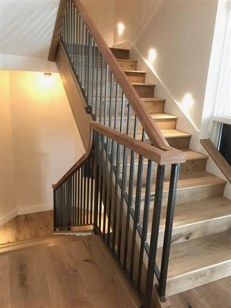 The Quick Briwn Fox Stair Railing Design Railings Staircase Remodel
