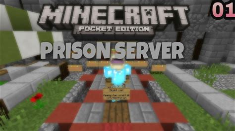 Minecraft Pe Prison Server Ep 1 Getting Resources Youtube
