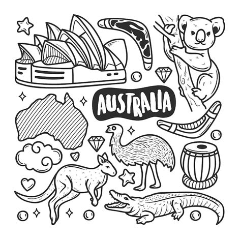 Dibujo Para Colorear Australia Dibujos Para Imprimir Gratis Img 8321