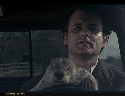 Still From Groundhog Day 1993 With Bill Murray Phil And Phil The